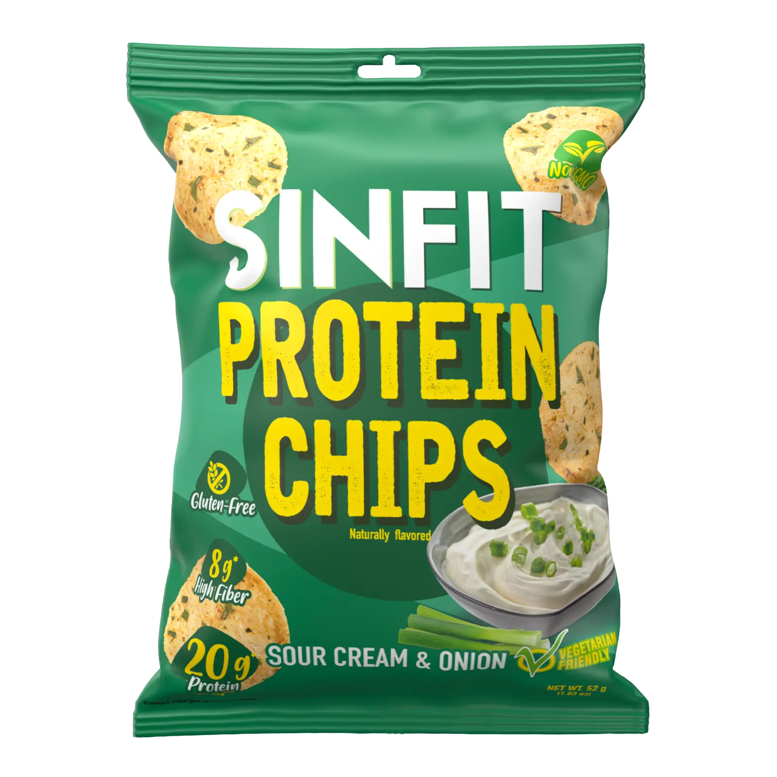 Sour Cream & Onion Protein Chips