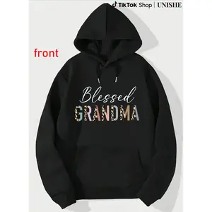 Warm & Blessed Grandma Hoodie – Long Sleeve for Mother’s Day Celebration