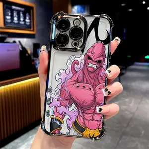 Cartoon Anime Drag0n Ball'S Majin Buu Phone Cases For iPhone 17 Pro Max 16 15 14 13 12 11 for Samsung S21 S22 S23 S24 S25 Phone Case|Tough Phone Case|gift for him for her|Best Gift