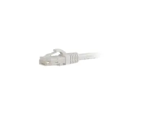 C2G 04038 Cat6 Cable - Snagless Unshielded Ethernet Network Patch Cable, White (9 Feet, 2.74 Meters)