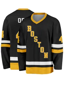 Boston Hockey Jersey #4 Orr, Comfortable Breathable Quick-Dry, Perfect Gift Choice, Sporty Fitted Long Sleeve, All Seasons