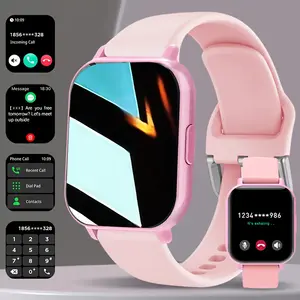 New unisex sports smartwatch, Touchscreen smart watch, with full touch, wireless calling/receiving, multiple sports modes, message notifications, compatible with Android and iPhone, rechargeable lithium polymer battery, suitable for daily wear