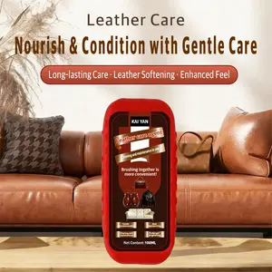 [NEW][KAIYAN]Leather Cleaner Leather Care Leather Conditioner Leather Protection PU Leather Cleaner Vegan Leather Cleaner Suede Cleaner Leather Restoration Leather Maintenance Leather PolishPremium / Professional / High-QualityClean / Restore / Protect /