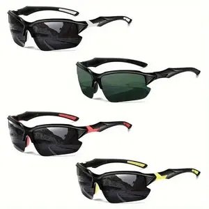 UKI Unisex Polarized Sports Sunglasses 4-Pack, Plastic Framewith Polarised Lens, Windproof Outdoor Eyewear for Running,Fishing, Clear Vision & Glare Reduction for Driving