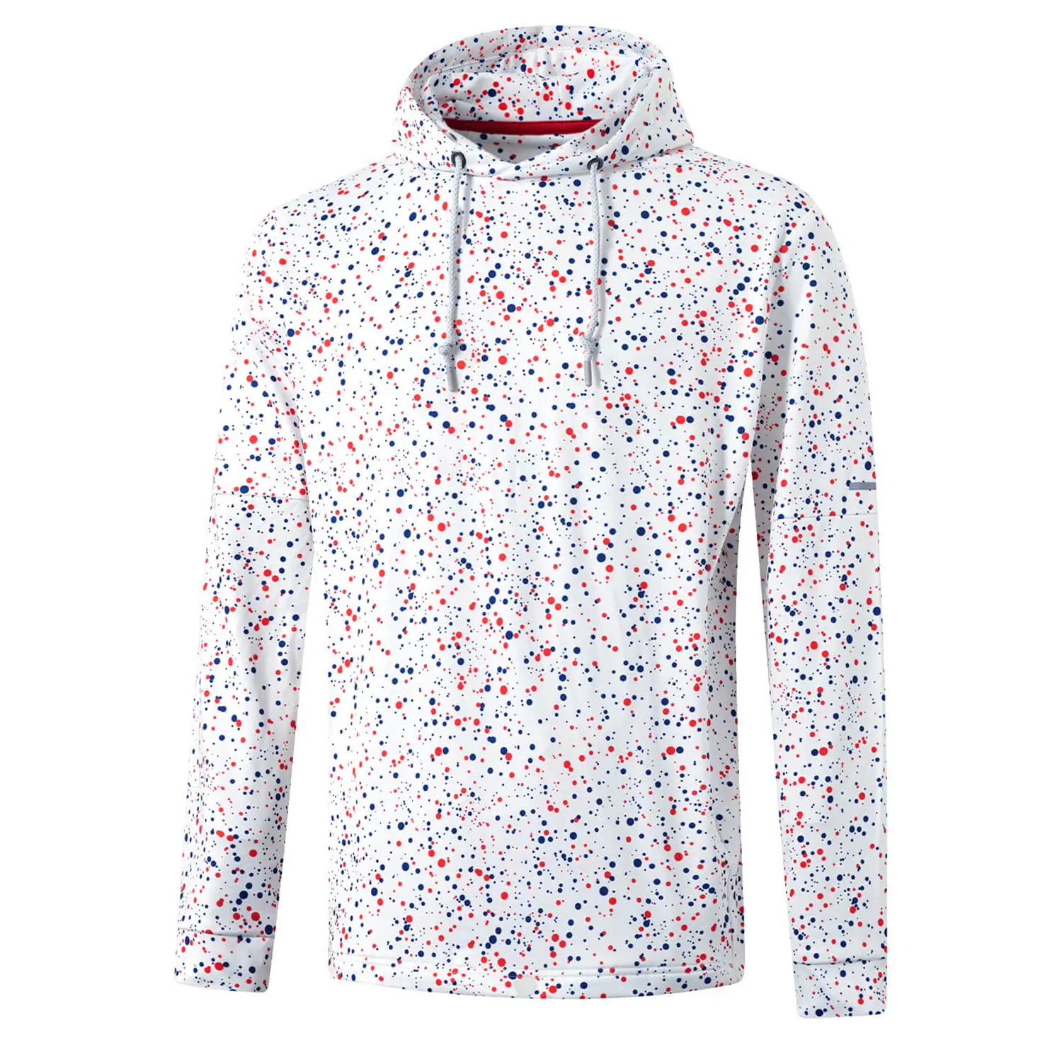 DTWOOO Men's Golf Hoodie, Quick-Dry Fleece Pullover, Breathable Athletic Apparel for Casual Fitness Wear and Outdoor Sports, Breathable Sports Hoodie, Hiking / Light Outdoor, Polyester, Lightweight, Male