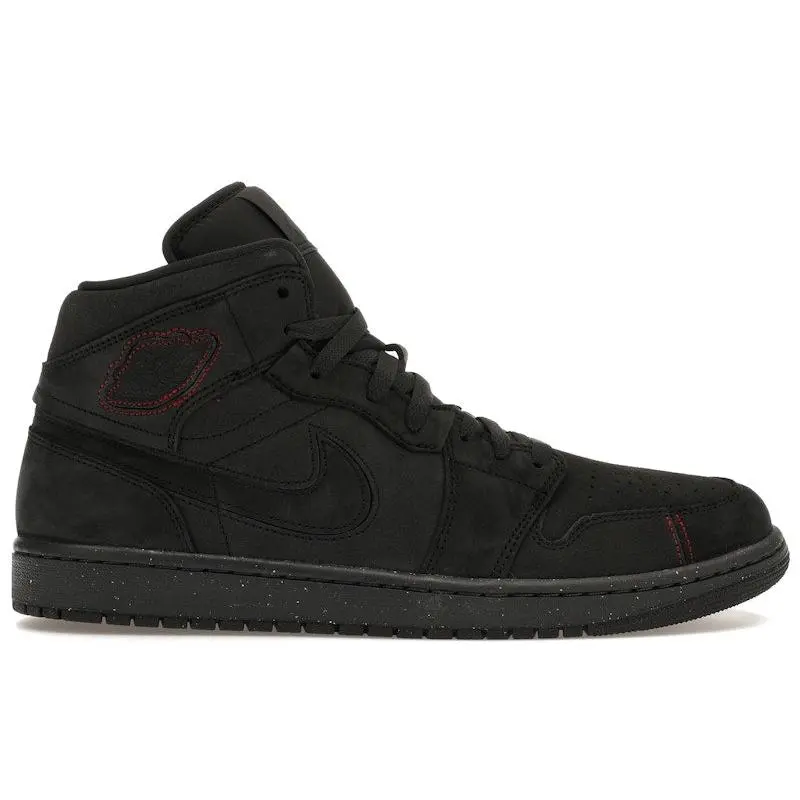Jordan Men's 1 Mid SE Craft Dark Smoke Red, from StockX