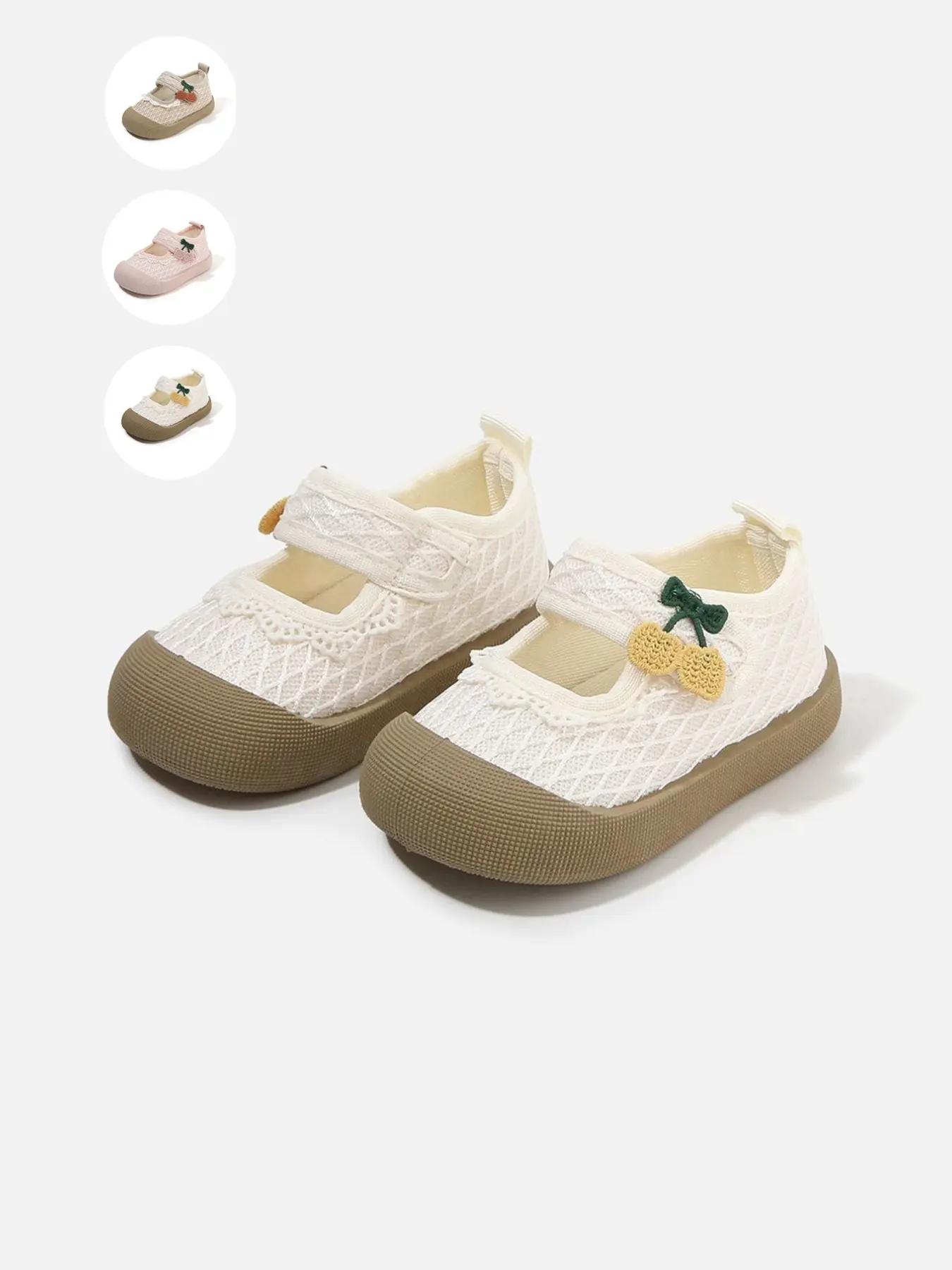 Cartoon Colorblock Velcro Baby Walking Shoes, Toddler Walking Shoes, Kids Shoes, Shoes Girls, Adjustable Magic Tape, Anti-Slip Soft Sole, Breathable Inner Lining, Spring & Fall, Soft Soled Shoes