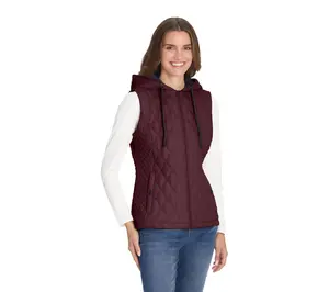 Weatherproof Hooded Puffer Vest