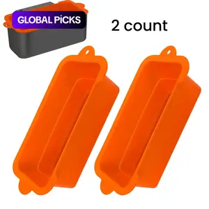 Silicone Grease Cup Liner, 2 Counts Reusable Grease Catcher Cup Liner, Durable Kitchen Drip Pans, Grill Liners, Barbecue Accessories, Blackstone Griddle Accessories #GLOBAL PICKS