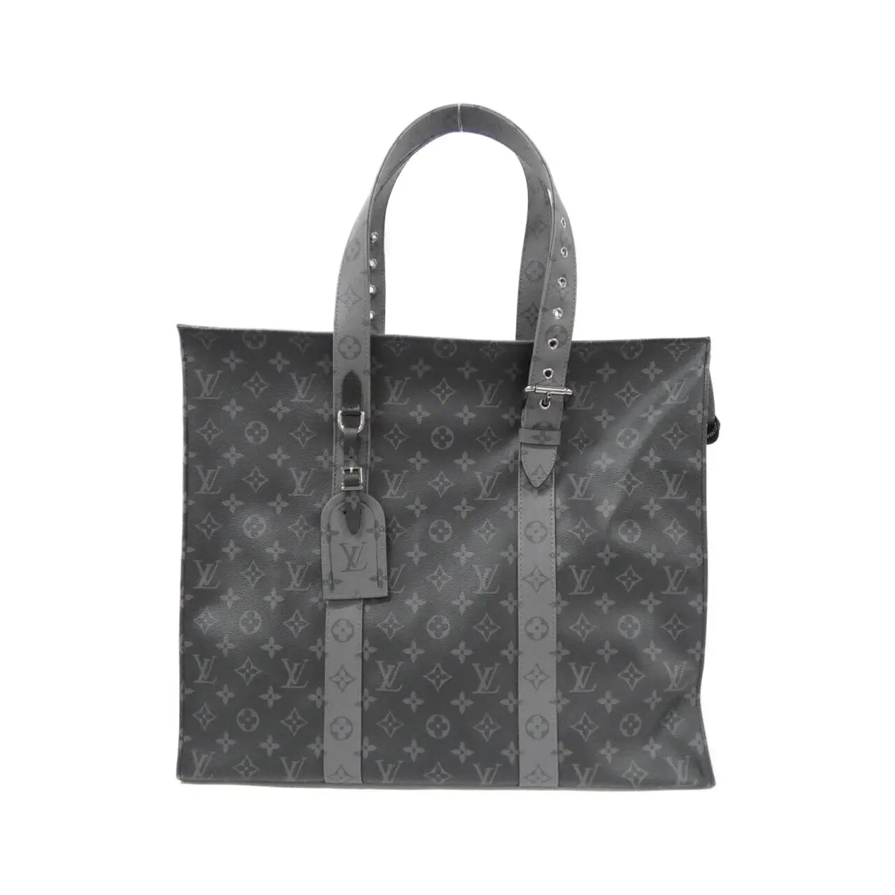 Pre-owned Louis Vuitton Canvas Tote Bags Monogram Eclipse Reverse Tote Bag