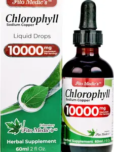 FITO MEDIC'S Lab | Liquid Chlorophyll | Chlorophyll Liquid Drops | 50 mg 200:1 Ratio Extract per Serving.