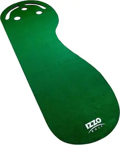 Kidney Shaped 3f x 9ft 3-Hole Putting Mat
