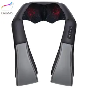 LAYMAS Multifunctional Neck and Back Massager. 8 massaging nodes plus 3-level heating function. A savior for soreness in neck and shoulders. Can be used at home or in the car at any time