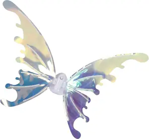 LED Electric Fairy Wings for Girls, Moving Butterfly Wings with Lights & Music, Toy for Halloween, Valentine, Birthday, Christmas, Party Toy,5y Christmas gifts, birthday gifts, party atmosphere decorations