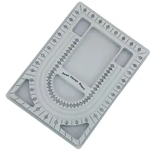 Beading Design Plate Bracelet Necklace Jewelry Bead Tray, Handmade DIY Bead Tool, Perfect for Making Jewelry and Accessories, Beaded Jewelry