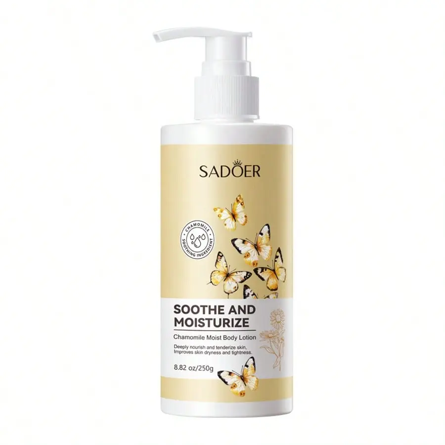 Soothe and Moisturize Chamomile Moist Body Lotion 8.82 oz/250g for Deeply Nourishing and Tendering Skin