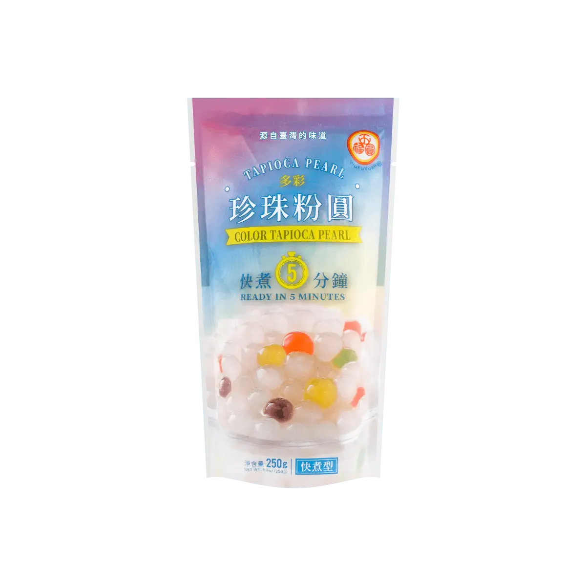 WuFuYuan Tapioca Pearl Boba Assorted Multi Color 250g