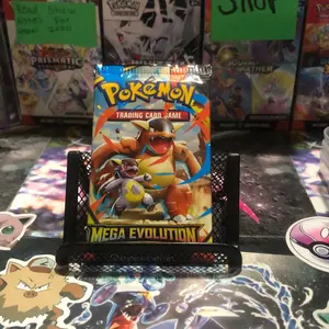 Pokémon Trading Card Game Mega Evolution Booster Pack rip live - Collectible Trading Card Game