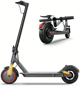 SummerVibes AOPO Electric Scooter 500W Motor 10" Tires 22 MPH 21 Miles Range Dual Suspension Brakes Perfect Gift for Family Friends Ideal for Campus Commute City Rides Honey Comb