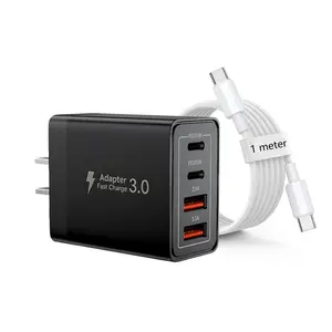 35W Multi Port USB-A&USB-C Mobile Phone Wall Charger with Type C Cable,  Fast Charging Block US Plug Adapter  for iPhone 17 16 15 14 13 12 , iPad Pro Max Air, Android device, Small appliance