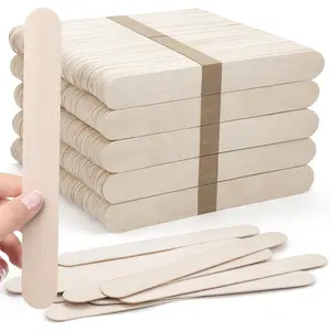 8 inch Popsicle Sticks, 500 count   Craft Sticks, Fan Handles, Large Popsicle Sticks for Crafts, Wedding Programs,  for DIY Creative Designs