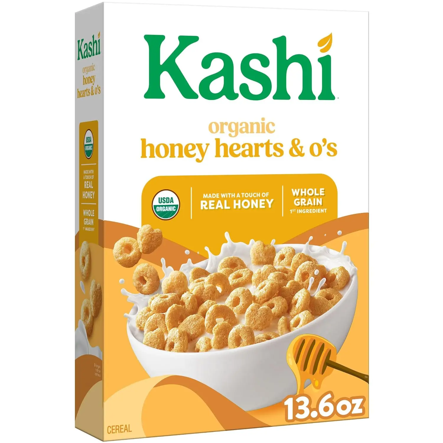 Honey Toasted Breakfast Cereal 13.6oz | Organic, Whole Grain