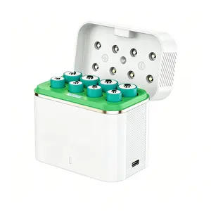 Compatible with AA Lithium Batteries 8 Packs with Fast Charger, Rechargeable 1.5V Long-lasting Large Capacity AA Battery Pack Smart Charging Dock with LED Indicator Light