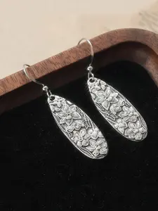 Vintage Copper Silvery Spoon Jewelry Statement Versatile Earrings Keepsake Gift Under