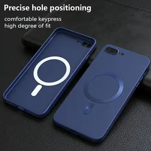 Luxury compatible magnetic for iPhone17e 16e  7 8 SE2 SE3 7Plus 8Plus phone case with camera protection and scratch resistant protective cover