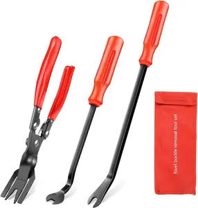 3 PCS Clip Removal Kit - Clip Pliers Fastener Remover, Car Trim Rivet Pry Tool for Automotive Door Panel & Upholstery, Car Repair Tool for Automotive Maintenance, Automotive Maintenance Tools