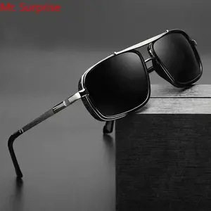Polarized Punk Sunglasses Men Vintage Fashion Steampunk Square Sun Glasses Male Driving Googles Summer Travelling Shades UV400,summervibes