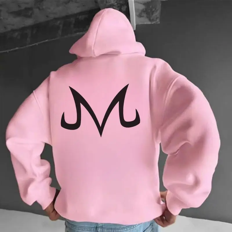 Simple Letter Dragon Ball Majin Buu Anime Printed 2 Sides T-Shirt, Sweatshirt, Hoodie, Graphic Cotton Anime Character Shirt, Gift for Anime Lovers, Gift For Men, Women