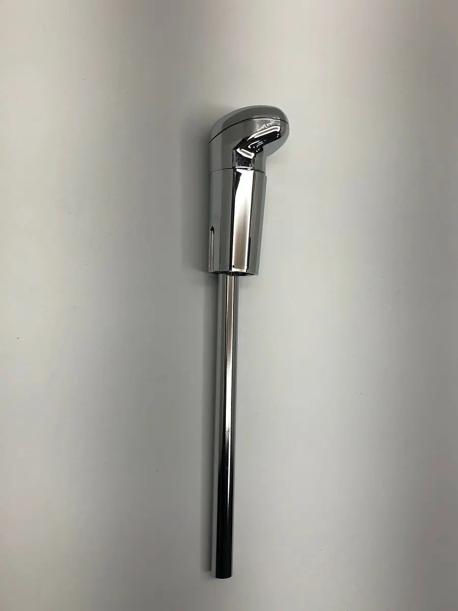 12" Chrome Shifter Shaft Extension with lower Gearshift Cover and Shift Knob