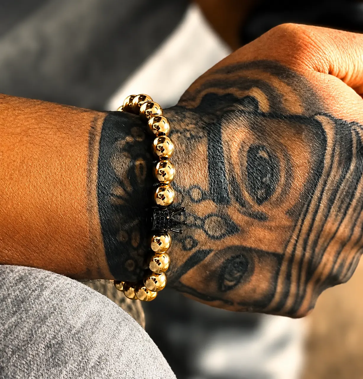 King’s Crown Hematite Bracelet