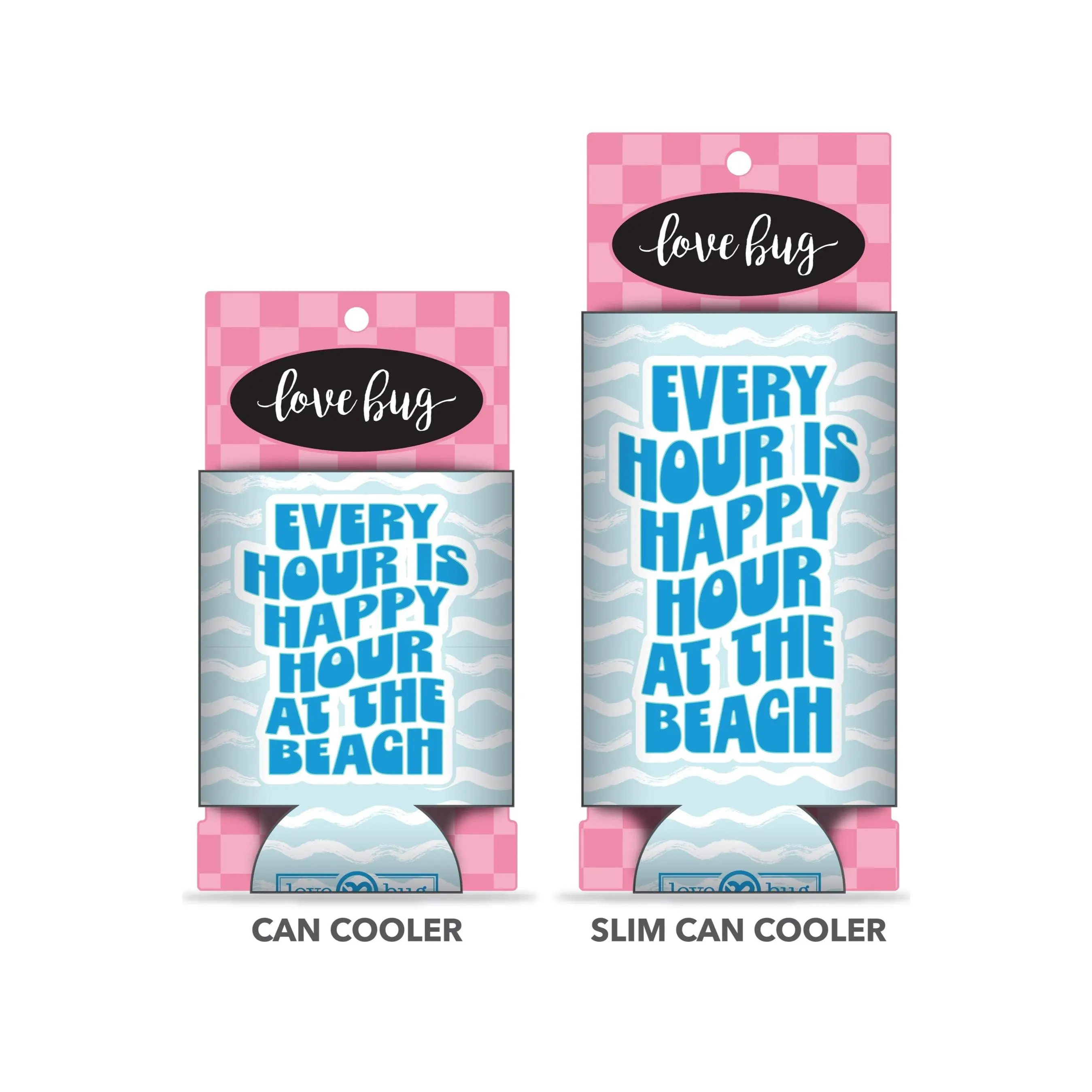 Happy Hour At The Beach Can Cooler