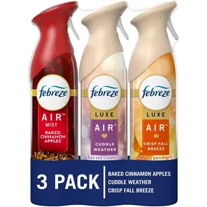 3 Pack Air Freshener Spray Odor-Fighting Room Spray 8.8oz Each