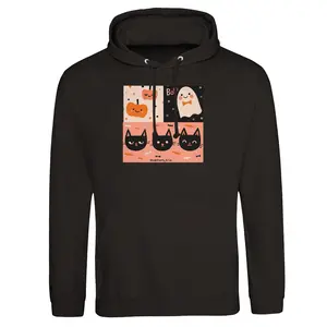 Halloween Hoodie- cute Goasts, Cats & Pumkins Blushberry & Co.