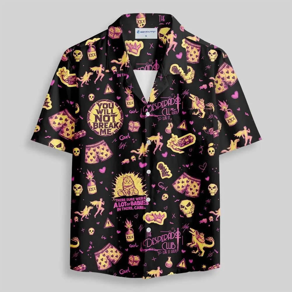 Carl's Night Chaos Button Up Pocket Shirt