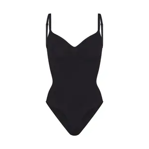 SEAMLESS SCULPT BRIEF BODYSUIT | ONYX