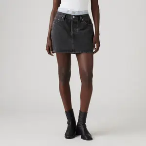 Levi's Women's Mini Icon Skirt with Double Waistband