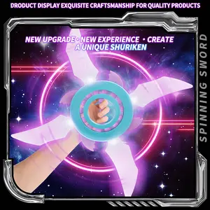 Anime version of Wind Demon Spiral Hand Sword, with full details, a must-have artifact for collecting and playing