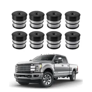 Summervibes VEVOR Body Mount Bushing Kit, Compatible with 2008-2016 F250 F350 Super Duty, 64 PCS Silicone Body Mount Kit, Quick Replacement, Durable Components for Improving Bumpy Driving Performance, Gray