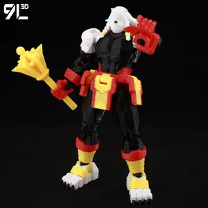 9L3D Printed Multi-Jointed Action Figure BATTLE BEAST Invincible DUMMY13 LUCKY13 Titan13 American Comics Action Figure Model Toy