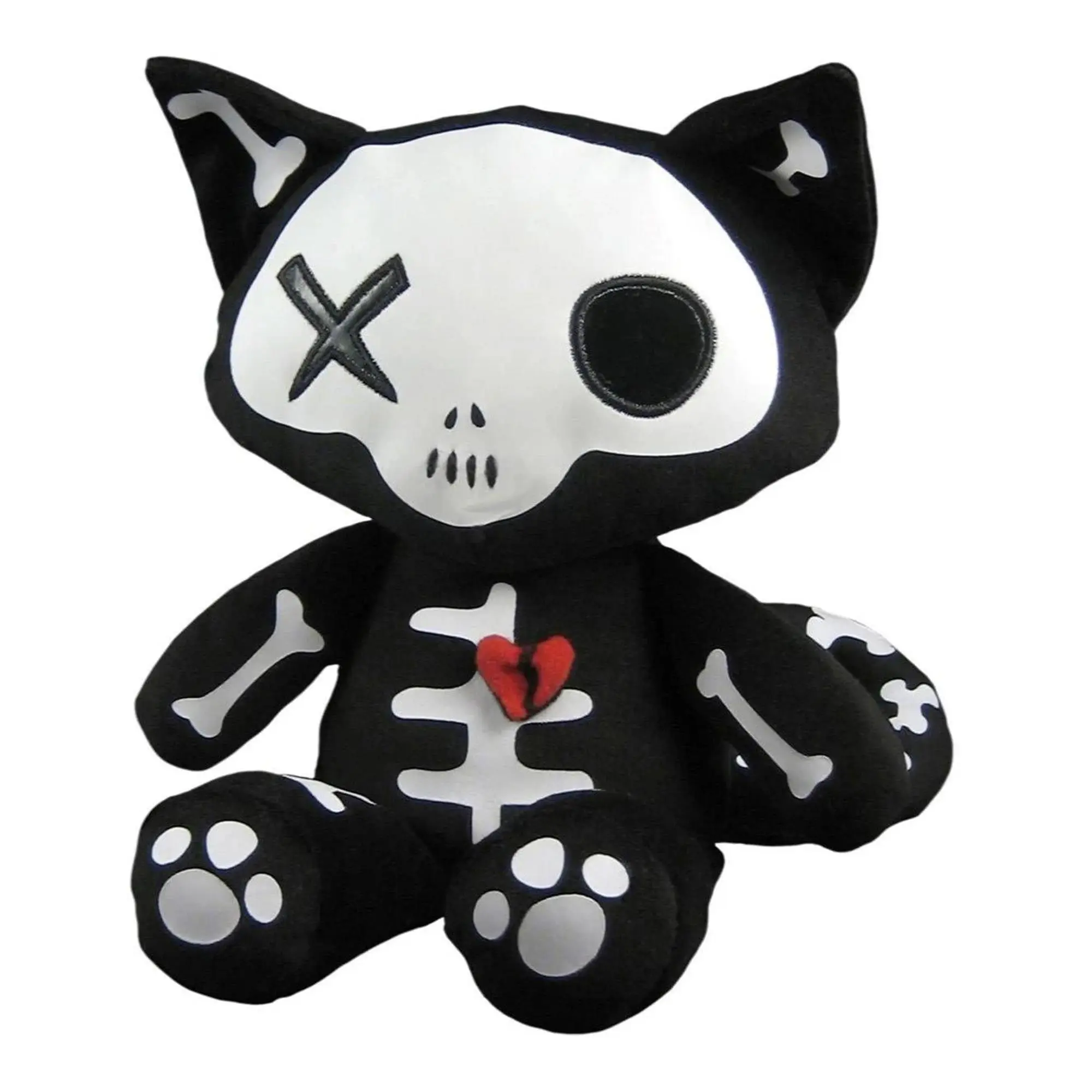 Emily the Strange 8 in Skele-Posse Plush - Miles, Cuddly Stuffed Animals, Soft Adorable Stuffed Toy, Cute Collectibles