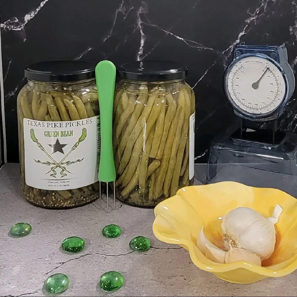 Texas Pike Pickles-Pickled Green Beans (1) 32oz
