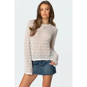 Open Knit Sweater