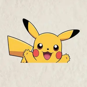 Pikachu Vinyl Peeker Sticker / Decal Vinyl Sticker – Kawaii Vinyl sticker, Gift for lovers Sticker, Decal for Laptop, Water Bottle, Car, Gamer Gift