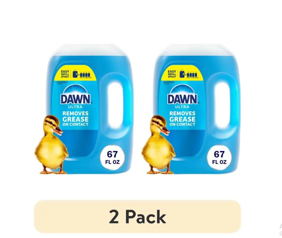 (2 pack) Dawn Ultra Refill Jug Dish Soap, Dishwashing Liquid, Original, 67 fl oz