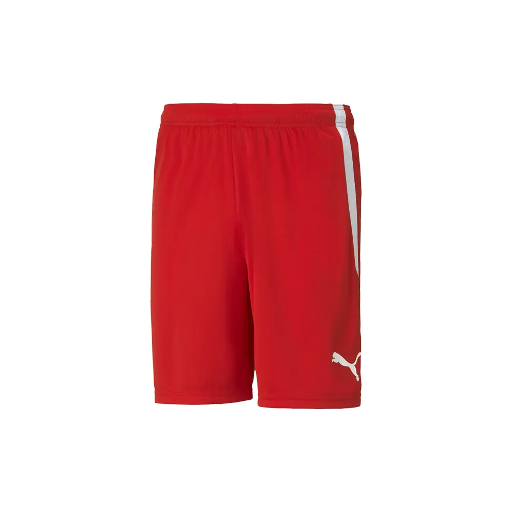PUMA Mens Teamliga Athletic Shorts Soccer Cleats  - Red
