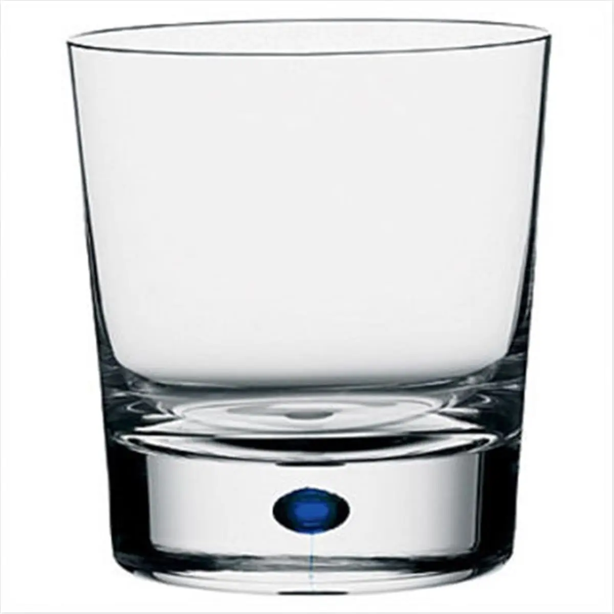 212 MAIN Orrefors Intermezzo 13oz Crystal Glassware - Modern, Stylish Old Fashion Single Drinkware for Kitchen Use